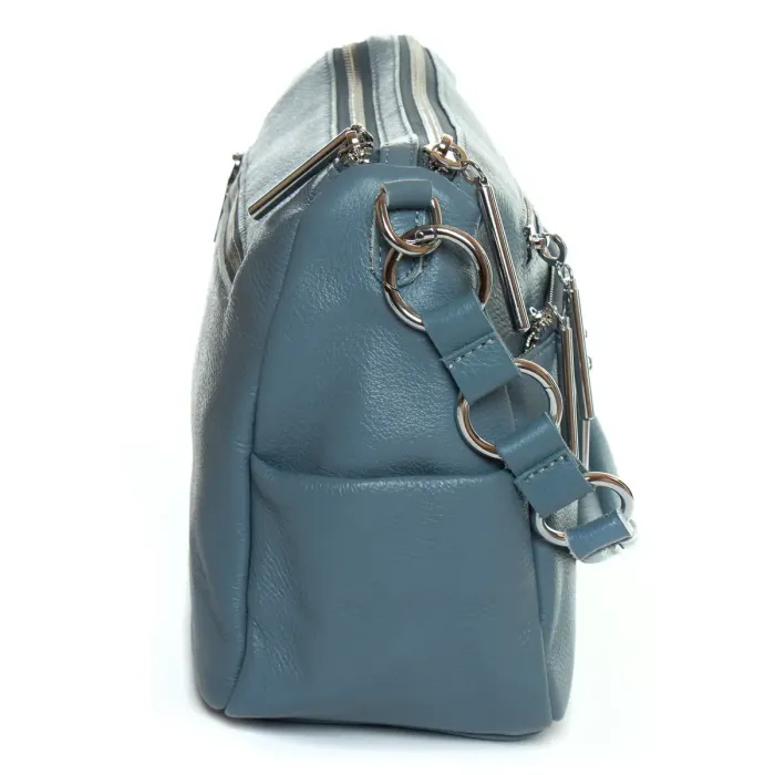 Сумка Жіноча Класична шкіра ALEX RAI 8930-9 blue