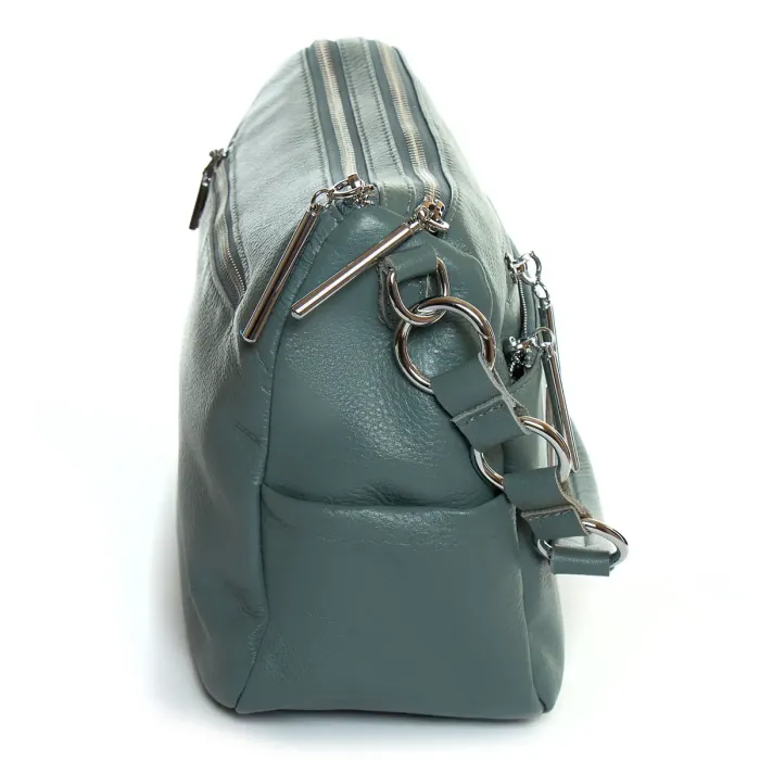 Сумка жіноча Класична шкіра ALEX RAI 8930-9 l-green