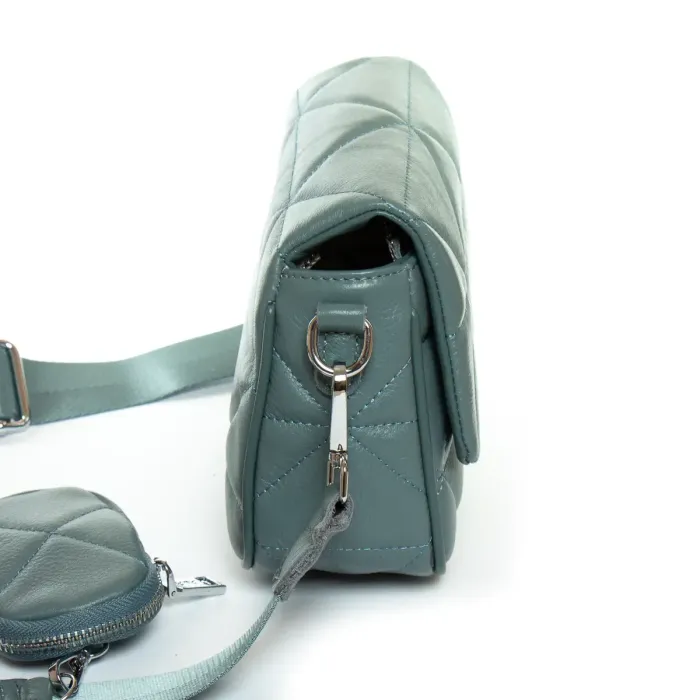 Сумка жіноча Класична шкіра ALEX RAI 8837-9 l-green