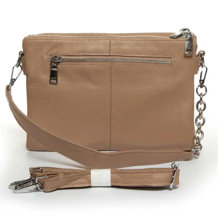 Сумка Класична шкіра ALEX RAI 3016 apricot