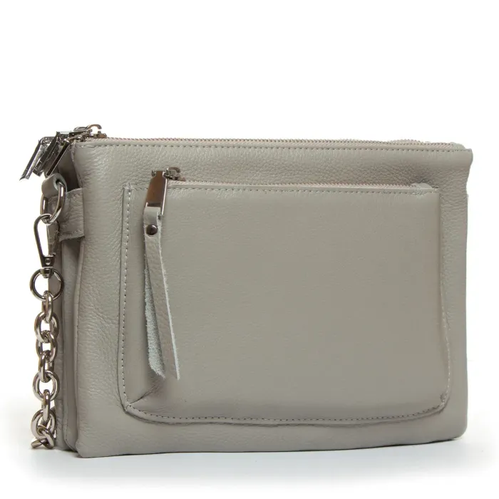 Сумка жіноча Класична шкіра ALEX RAI 3016 l-grey