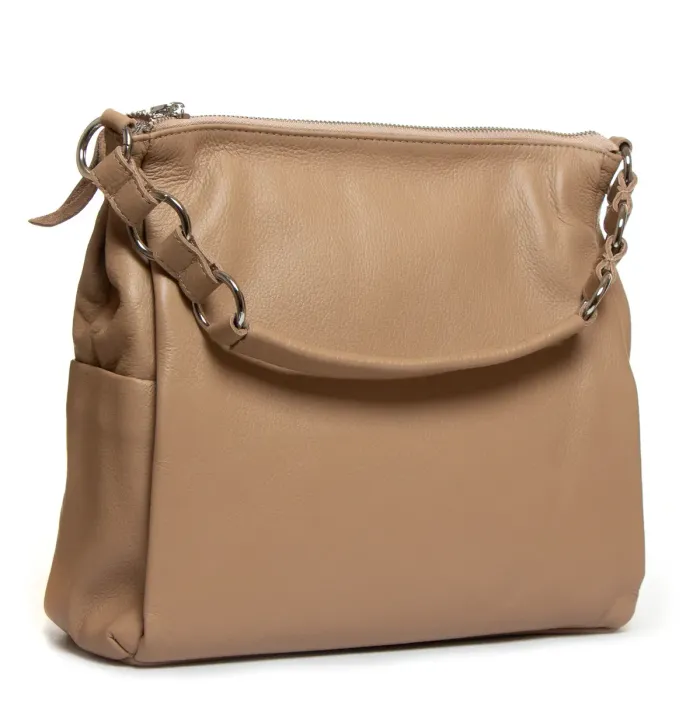 Сумка Класична шкіра ALEX RAI 8919-9 apricot