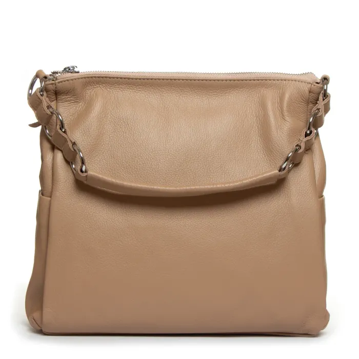 Сумка Класична шкіра ALEX RAI 8919-9 apricot