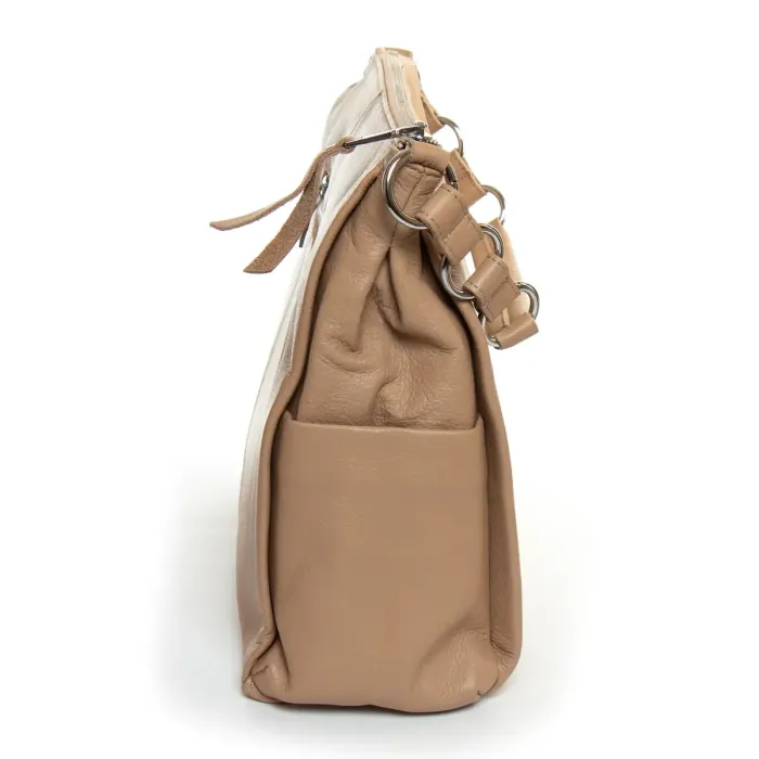 Сумка Класична шкіра ALEX RAI 8919-9 apricot