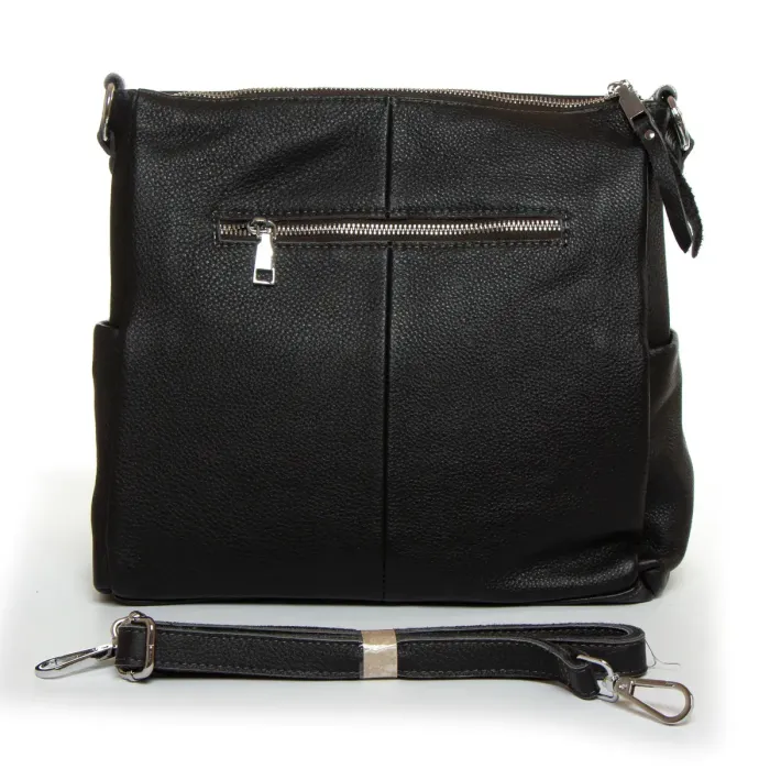 Сумка жіноча Класична шкіра ALEX RAI 8919-9 d-grey