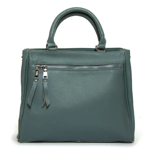 Сумка Класична шкіра ALEX RAI 8782-9 l-green