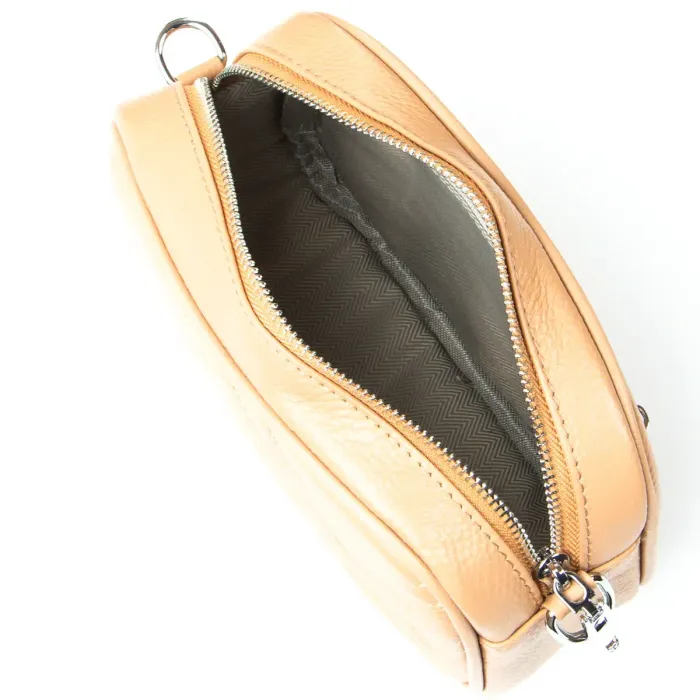 Сумка Клатч жіноча шкіра ALEX RAI BM 17005-13 camel