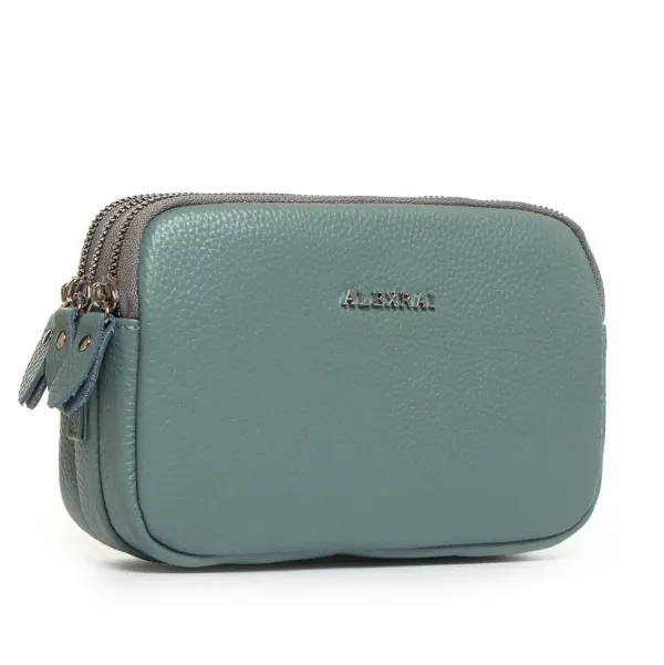 Сумка Клатч жіноча шкіра ALEX RAI BM 60061-6 blue