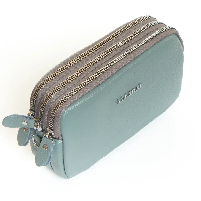 Сумка Клатч жіноча шкіра ALEX RAI BM 60061-6 blue