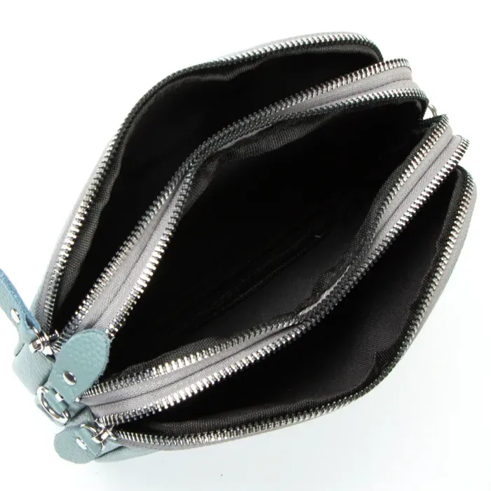 Сумка Клатч жіноча шкіра ALEX RAI BM 60061-6 blue