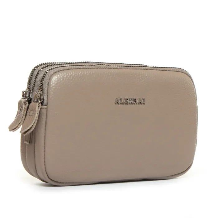 Сумка Женская Клатч кожа ALEX RAI BM 60061-11 l-grey