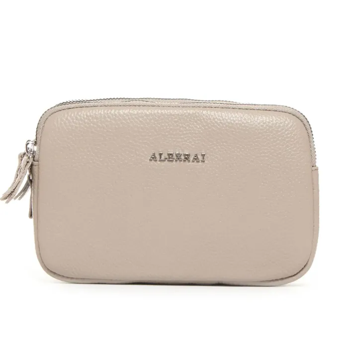 Сумка Женская Клатч кожа ALEX RAI 60061 pale grey
