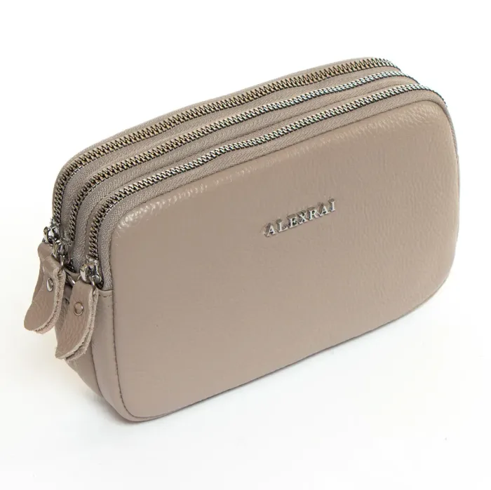 Сумка Женская Клатч кожа ALEX RAI BM 60061-11 l-grey
