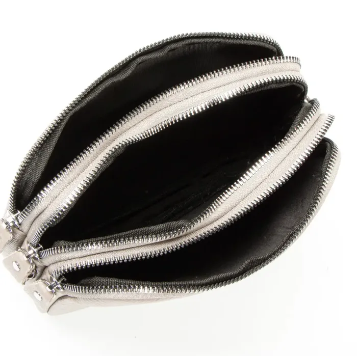 Сумка Женская Клатч кожа ALEX RAI 60061 pale grey