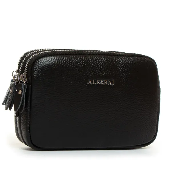 Сумка Клатч жіноча шкіра ALEX RAI BM 60061-HA-1 black