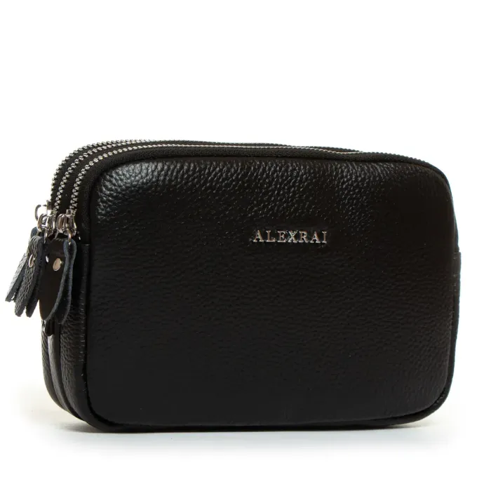 Сумка Клатч жіноча шкіра ALEX RAI BM 60061-HA-1 black