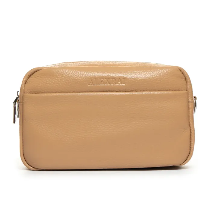 Сумка Клатч жіноча шкіра ALEX RAI BM 3801-13 camel