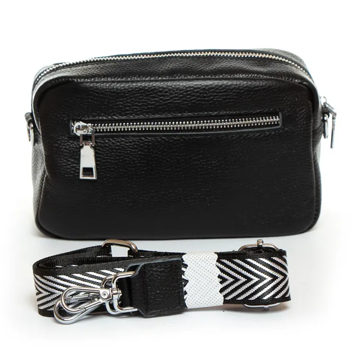 Сумка Клатч жіноча шкіра ALEX RAI BM 3801-HA-1 black