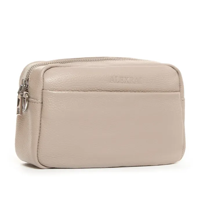 Сумка Женская Клатч кожа ALEX RAI 3801 pale grey