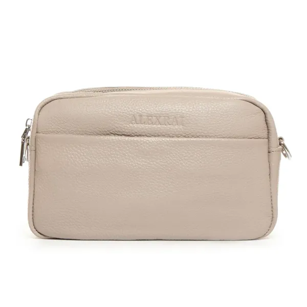 Сумка Женская Клатч кожа ALEX RAI 3801 pale grey