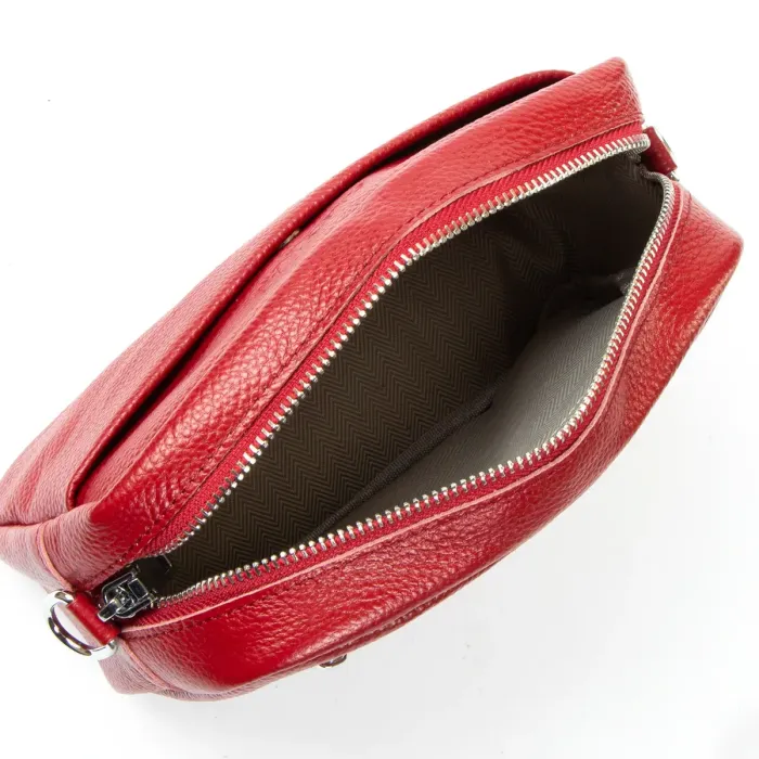 Сумка Клатч жіноча шкіра ALEX RAI BM 3801-4 bordo