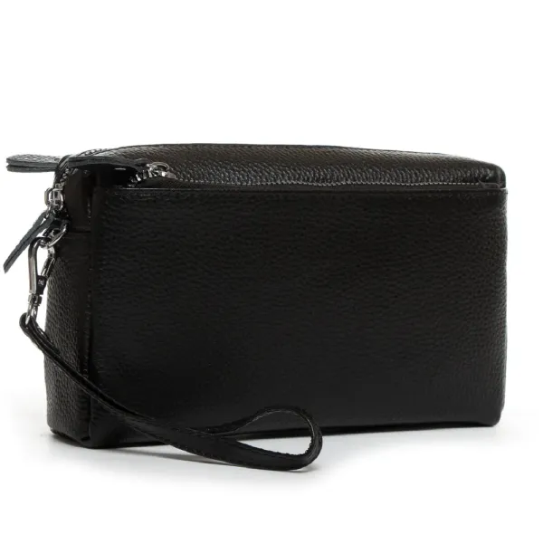 Сумка Клатч жіноча шкіра ALEX RAI BM 60071-HA-1 black