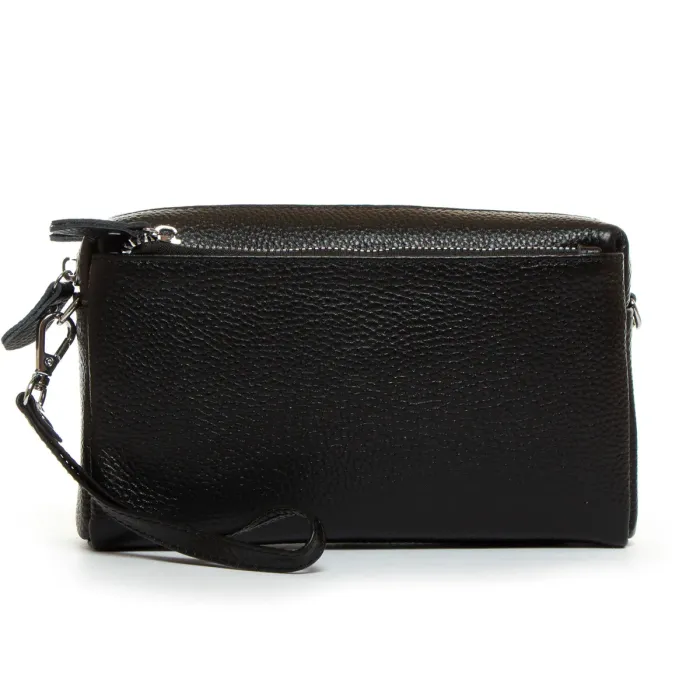 Сумка Клатч жіноча шкіра ALEX RAI BM 60071-HA-1 black