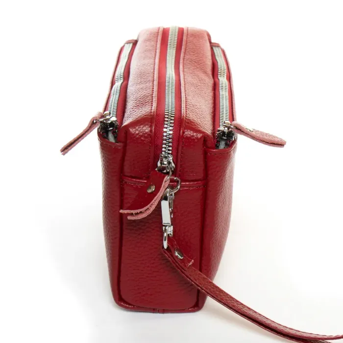 Сумка Клатч жіноча шкіра ALEX RAI BM 60071-4 bordo