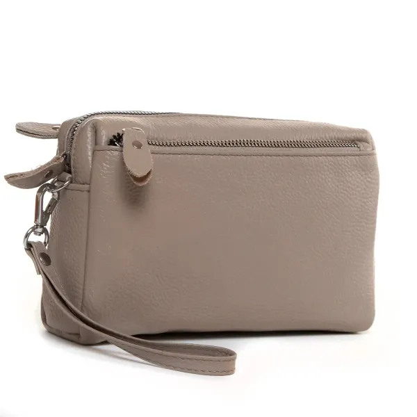 Сумка Клатч жіноча шкіра ALEX RAI BM 60071-11 l-grey