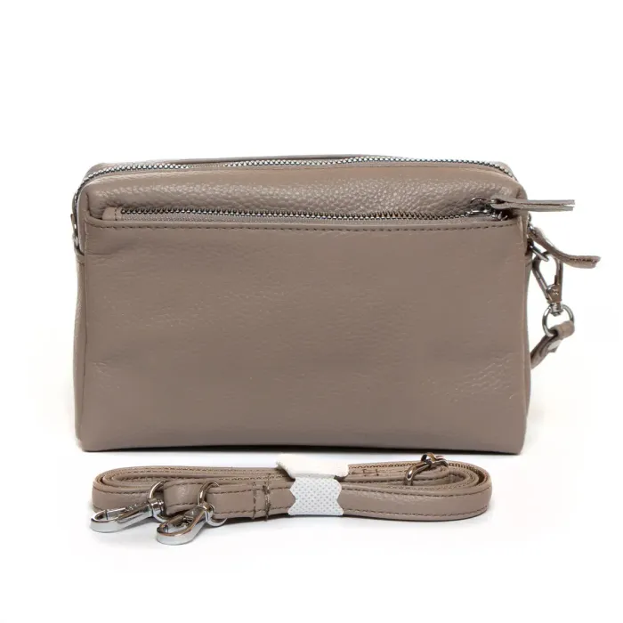 Сумка Клатч жіноча шкіра ALEX RAI BM 60071-11 l-grey