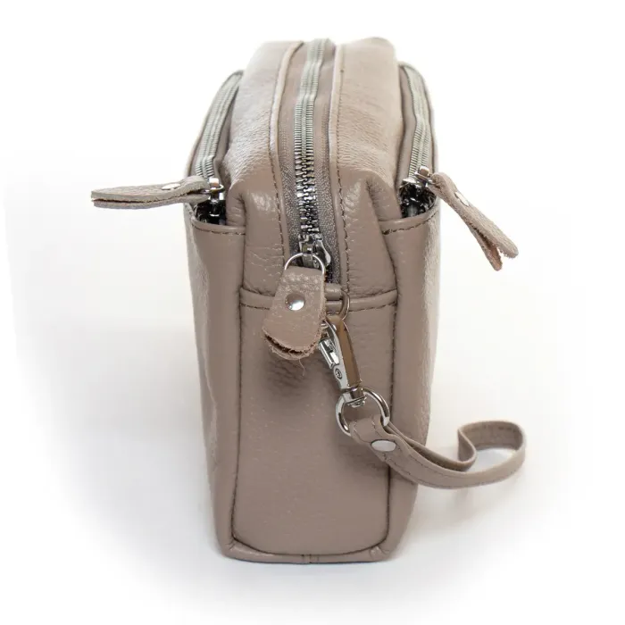 Сумка Клатч жіноча шкіра ALEX RAI BM 60071-11 l-grey