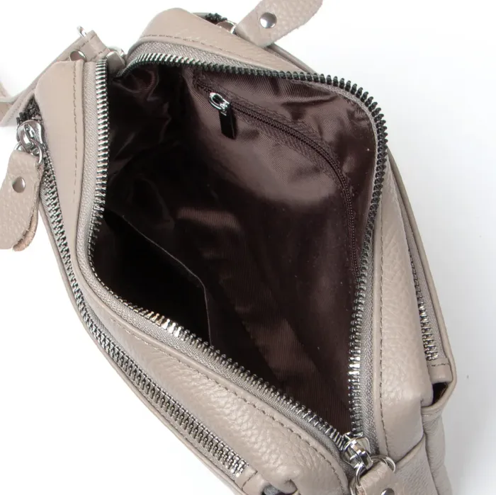 Сумка Клатч жіноча шкіра ALEX RAI BM 60071-11 l-grey