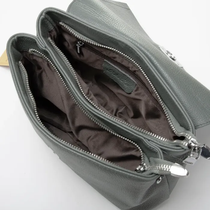 Сумка Женская Классическая кожа ALEX RAI 99115 blue green