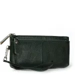 Косметичка кожа A-00276 green