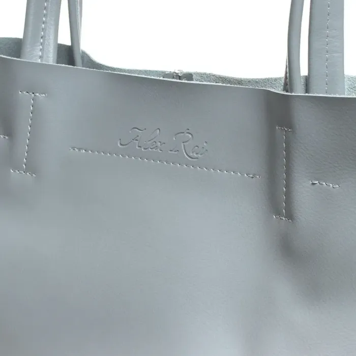 Сумка Жіноча Класична шкіряна ALEX RAI 07-01 8630 light-grey