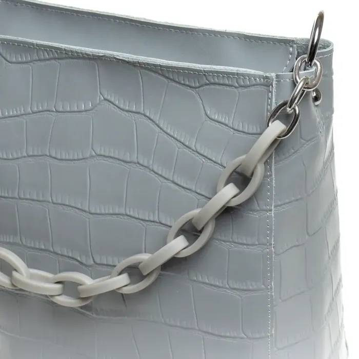 Сумка Жіноча Класична шкіряна ALEX RAI 07-02 9704 light-grey