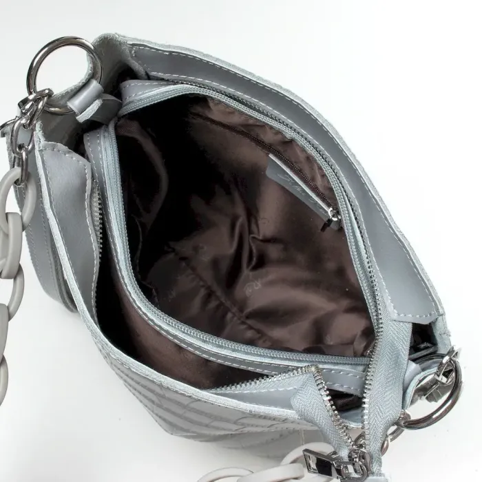 Сумка Жіноча Класична шкіряна ALEX RAI 07-02 9704 light-grey