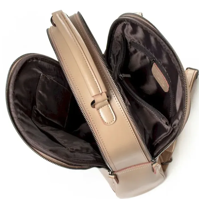 Сумка Женская Рюкзак кожа ALEX RAI 8694-3 khaki