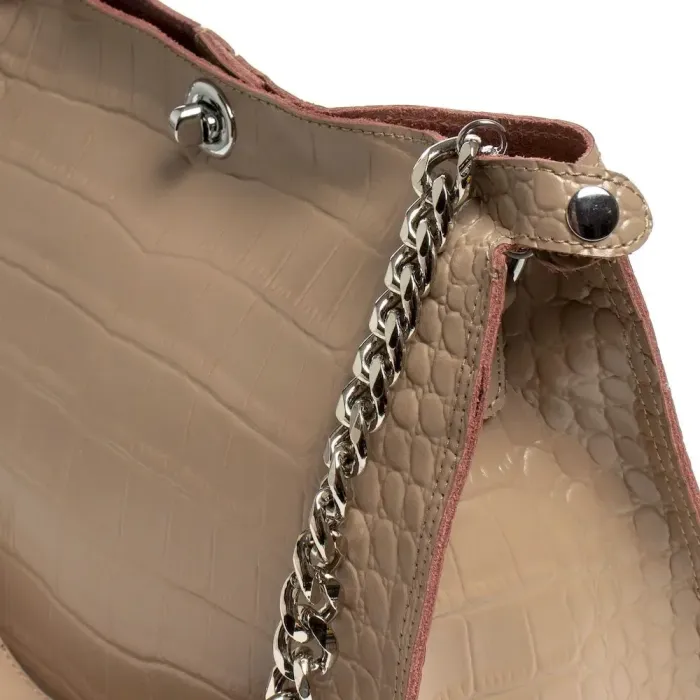 Сумка Жіноча Класична шкіряна ALEX RAI 07-01 3202 light-beige