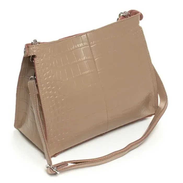 Сумка Жіноча Класична шкіряна ALEX RAI 07-01 3202 light-beige