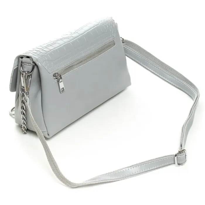 Сумка Жіноча Класична шкіряна ALEX RAI 07-01 8778 light-grey