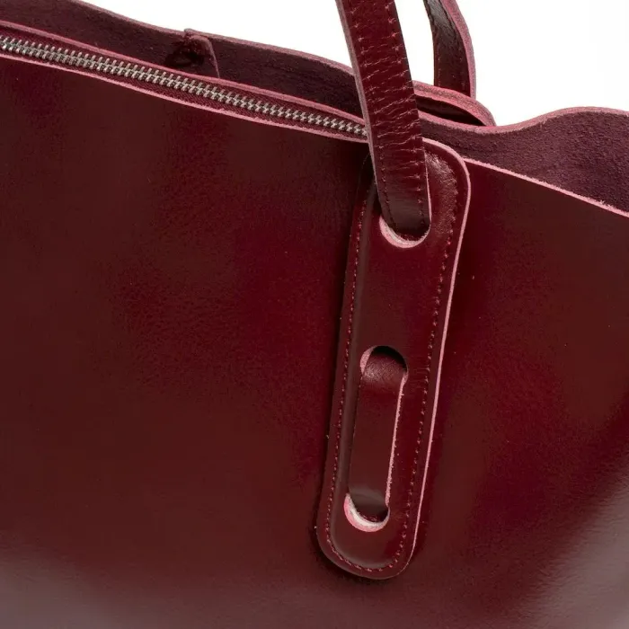 Сумка Жіноча Класична шкіряна ALEX RAI 07-02 1991-220 wine-red