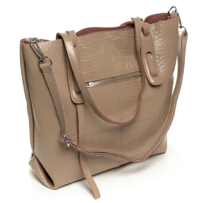 Сумка Жіноча Класична шкіряна ALEX RAI 07-02 1899-220 khaki