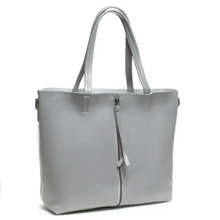 Сумка Жіноча Класична шкіряна ALEX RAI 07-02 8704-220 light-grey
