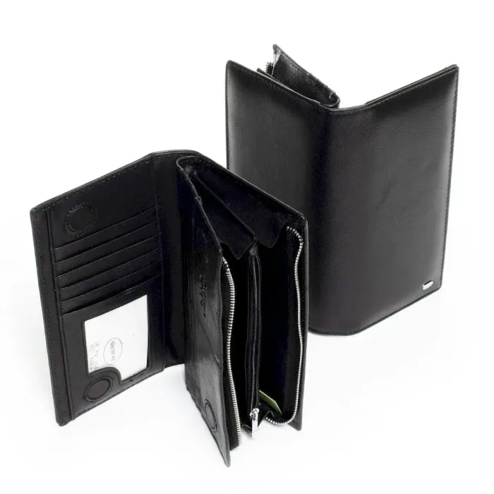Жіночий гаманець Classic шкіряний Dr.Bond WMB-3M black color