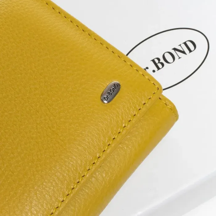 Жіночий гаманець Classic шкіряний Dr.Bond W46-2 yellow