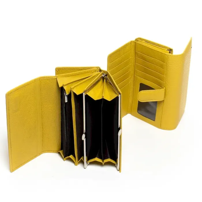 Жіночий гаманець Classic шкіряний Dr.Bond W46-2 yellow
