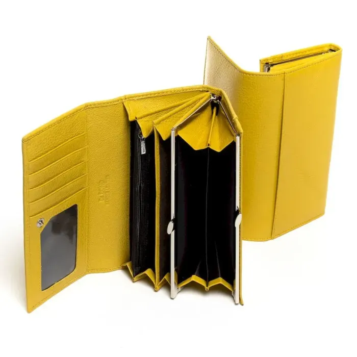 Жіночий гаманець Classic шкіряний Dr.Bond W1-V yellow