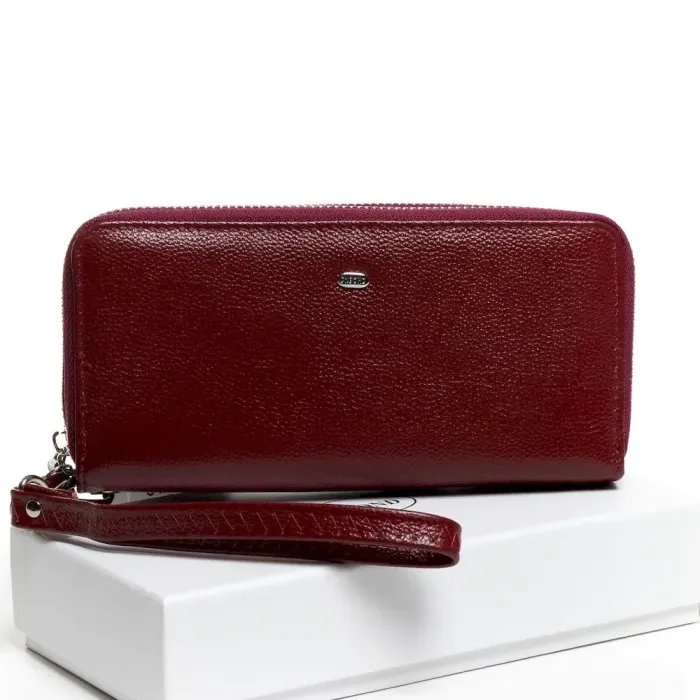 Жіночий гаманець Classic шкіряний Dr.Bond W39-3 bordo-red