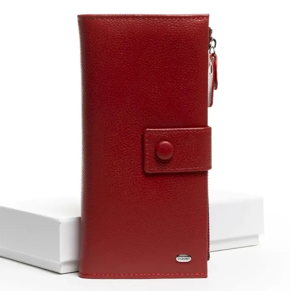 Жіночий гаманець Classic шкіряний Dr.Bond WMB-1 red
